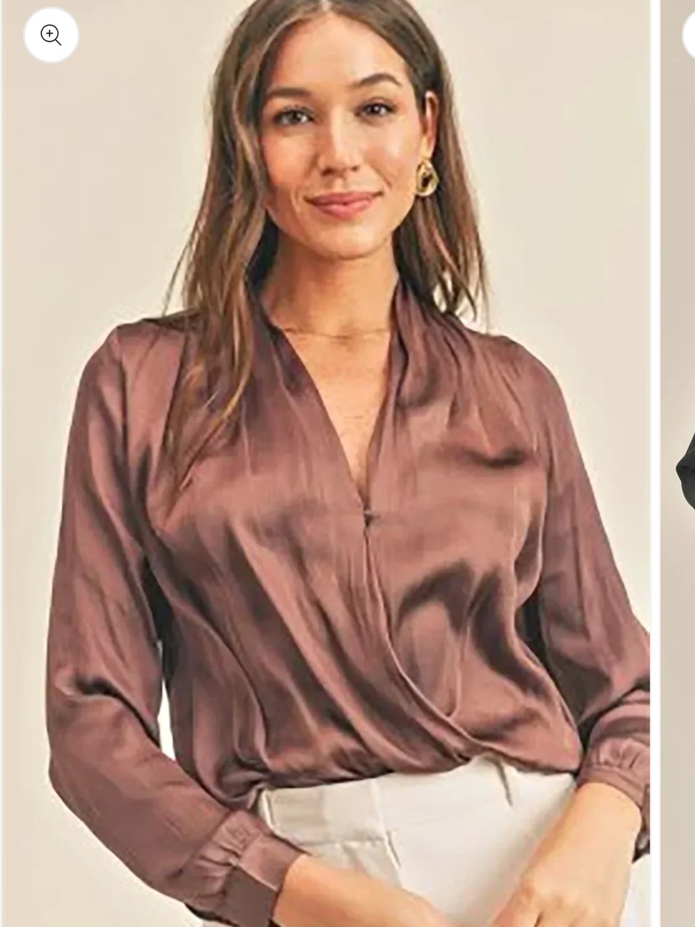 RESET BY JANE wren bodysuit in mocha Satin Size Medium